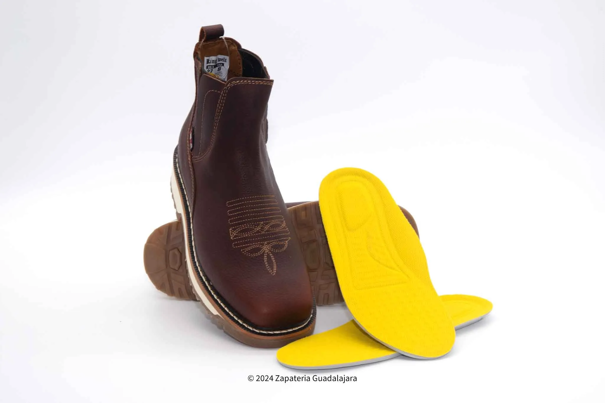 6" FLEX MERLOT SQUARE SOFT TOE DOUBLE DENSITY OIL TANNED LEATHER WORK BOOT