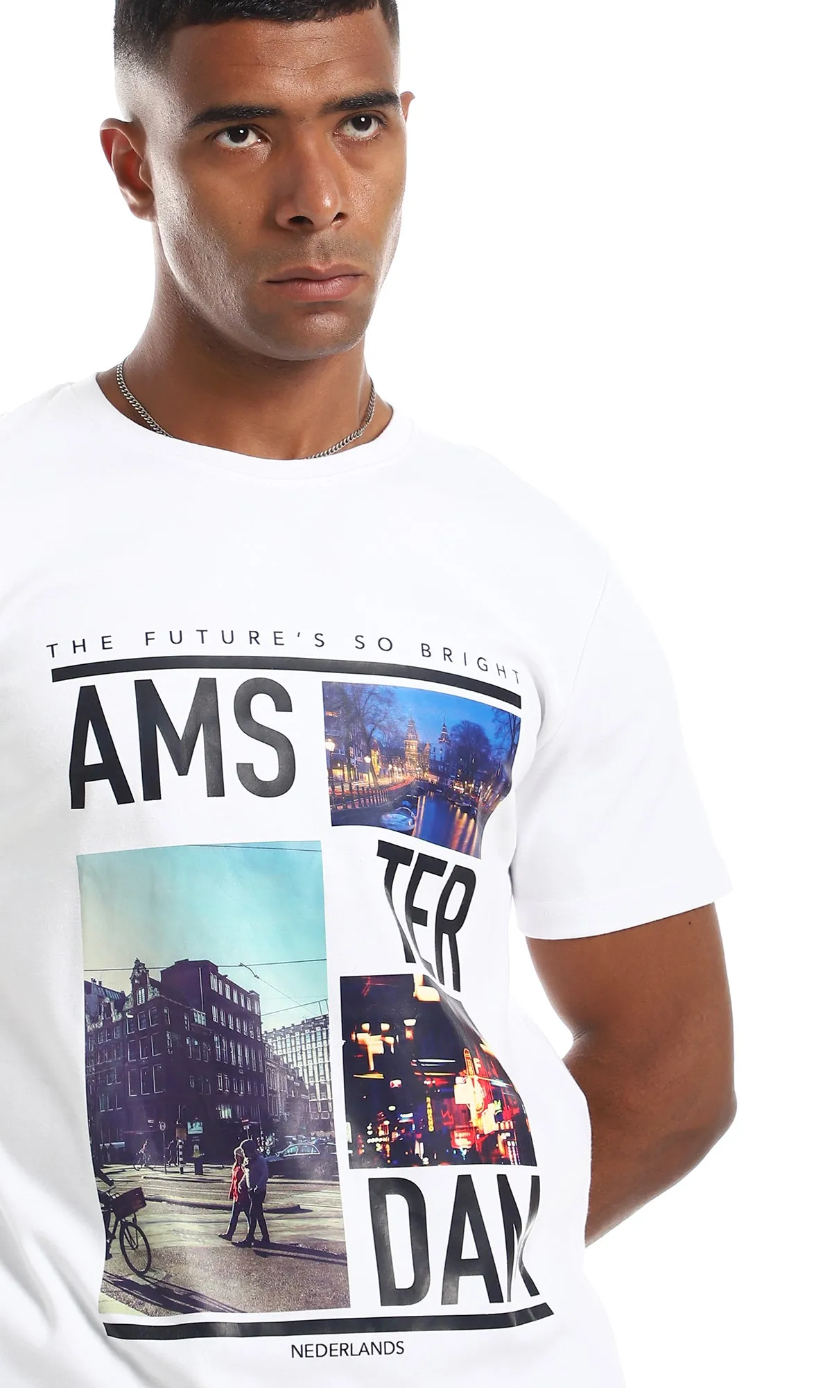 97401 "Amsterdam City" Printed Cool T-Shirt