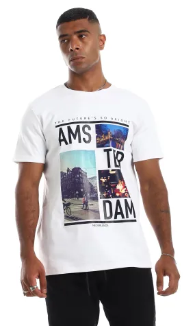 97401 "Amsterdam City" Printed Cool T-Shirt