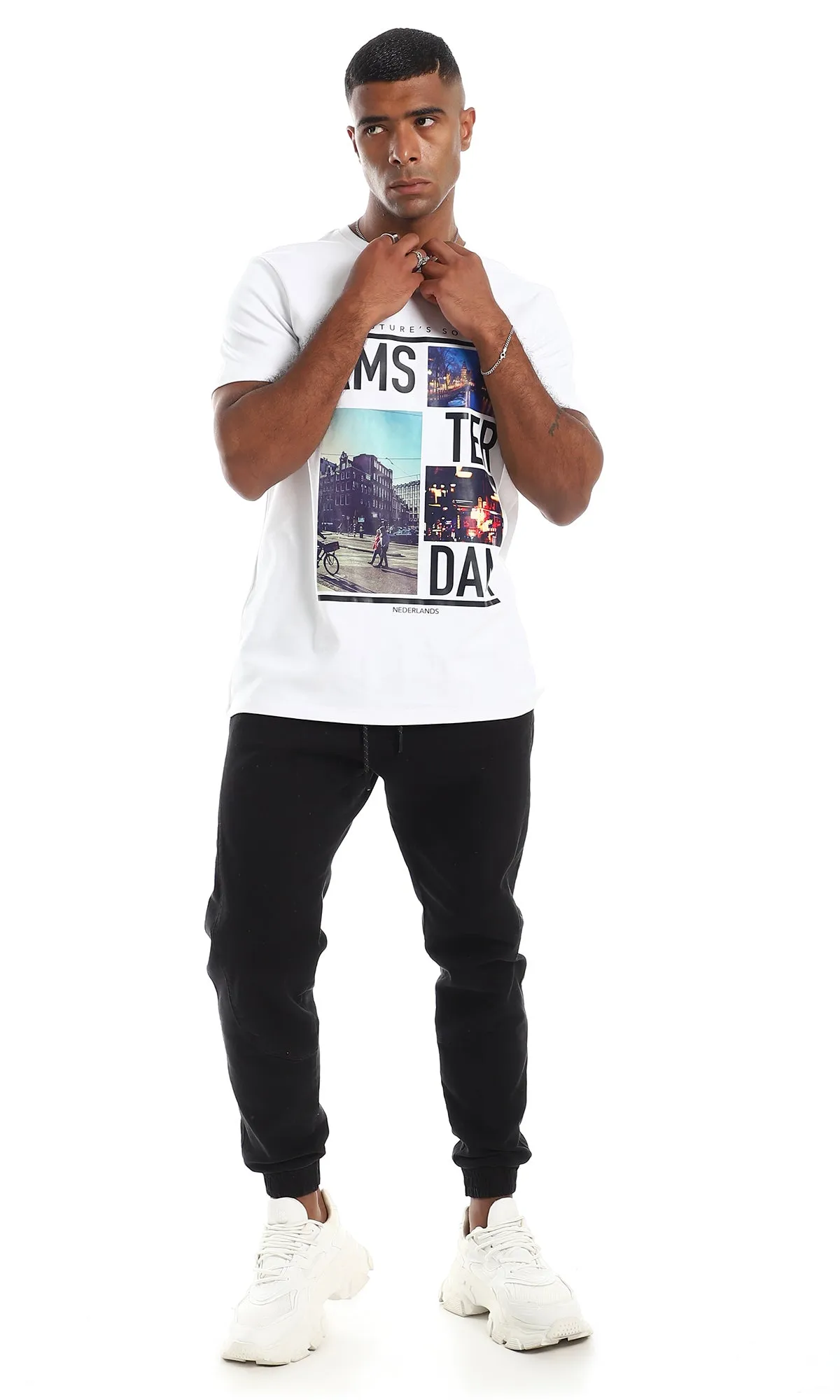 97401 "Amsterdam City" Printed Cool T-Shirt