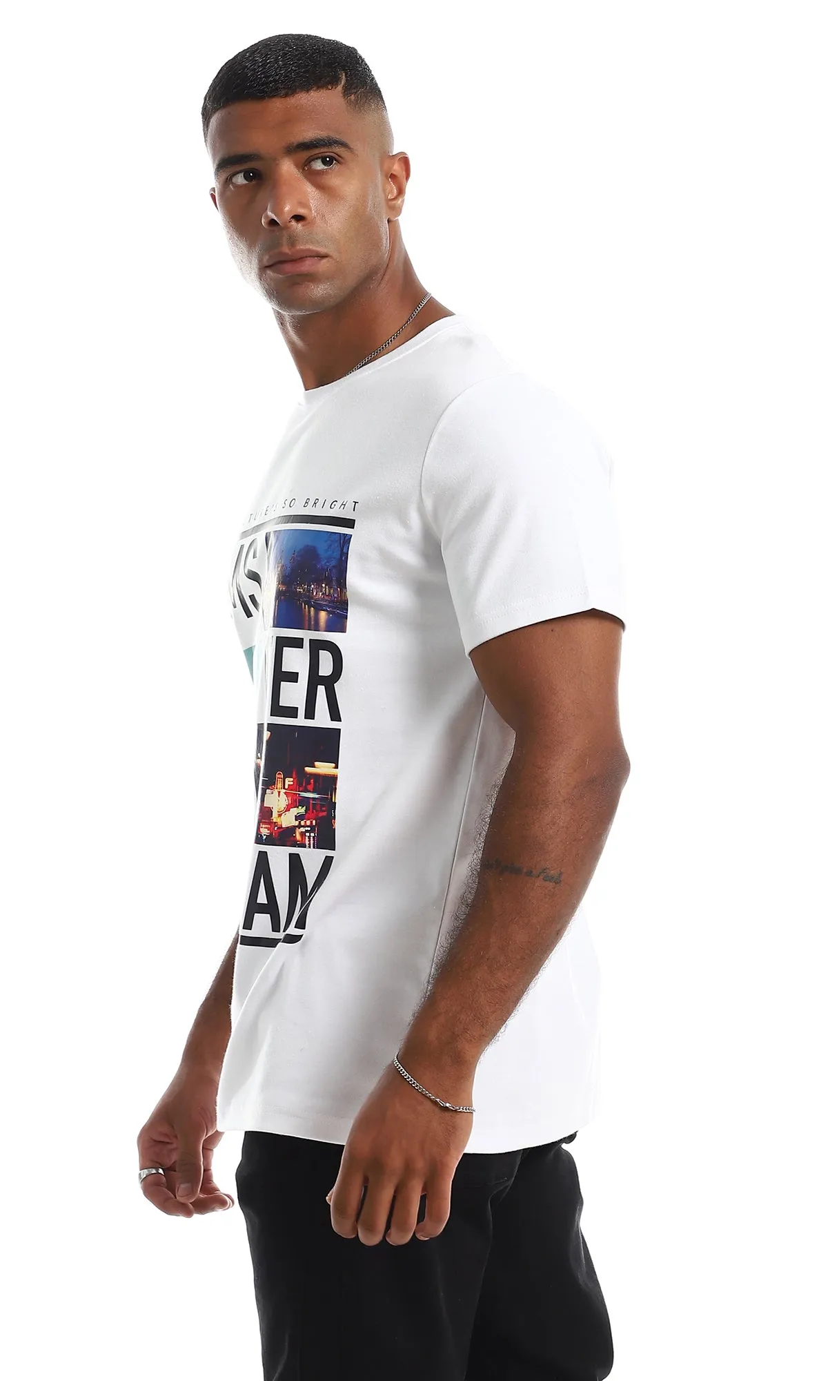 97401 "Amsterdam City" Printed Cool T-Shirt