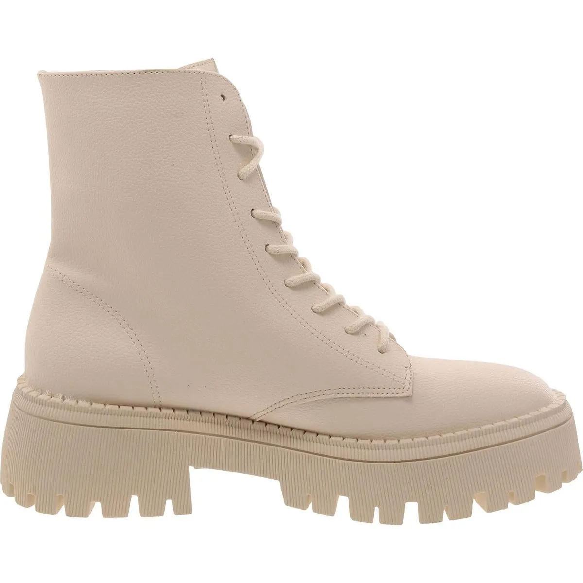 Arezzo Womens MAYA Pull On Lug Sole Combat & Lace-Up Boots