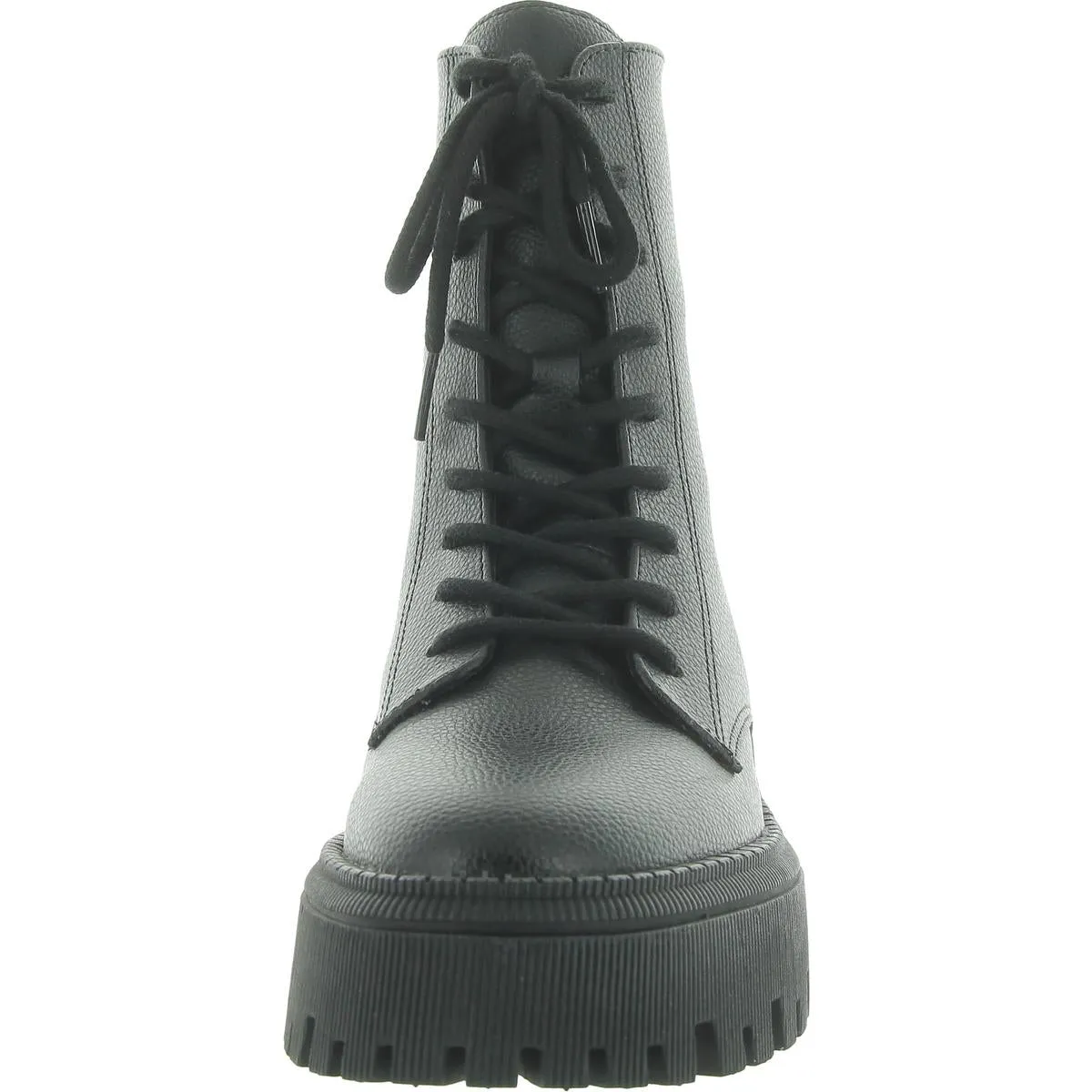 Arezzo Womens MAYA Pull On Lug Sole Combat & Lace-Up Boots