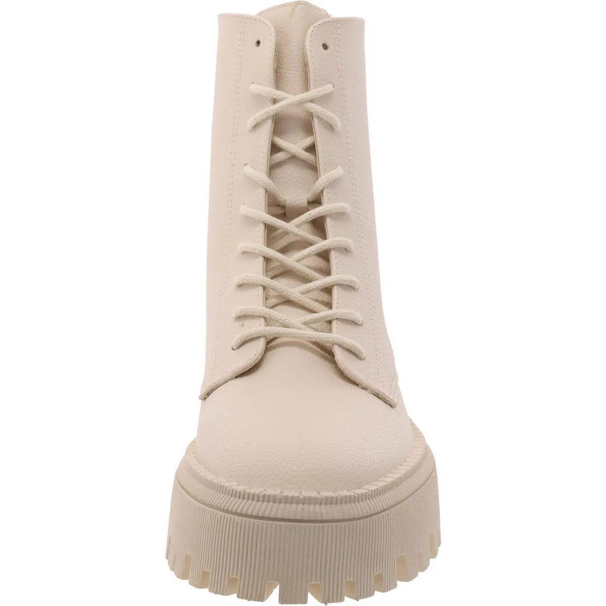 Arezzo Womens MAYA Pull On Lug Sole Combat & Lace-Up Boots