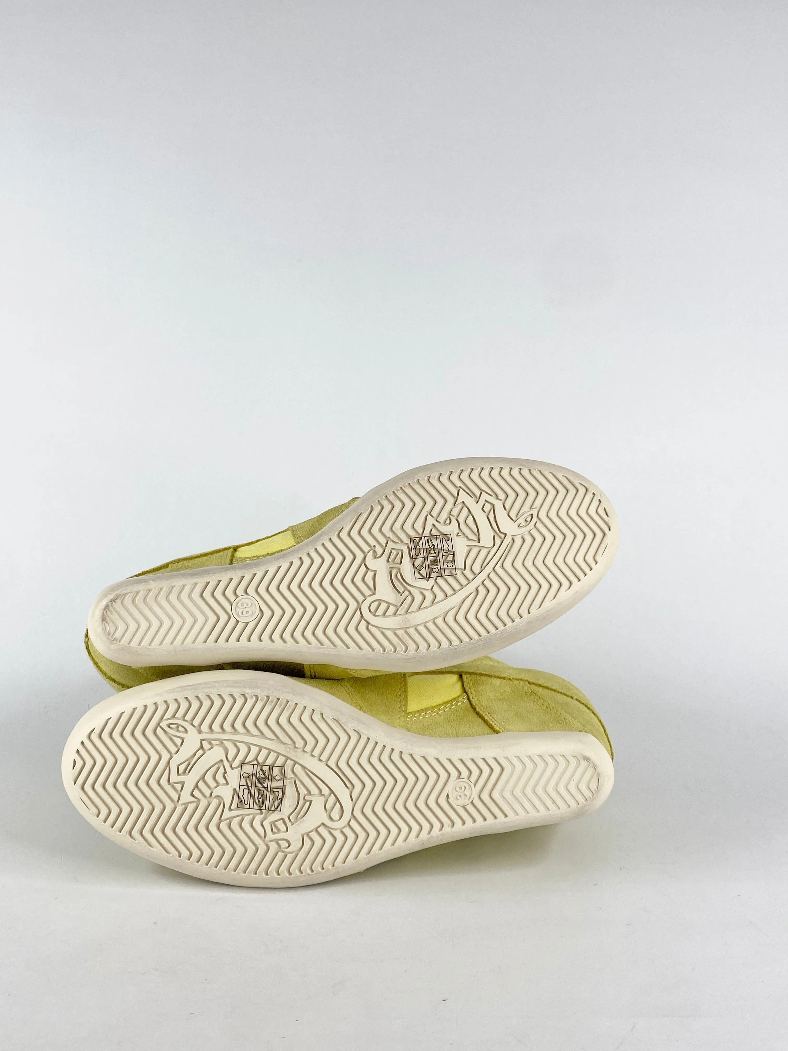 A.S.H 'Cool Bis' Yellow Wedge Sneakers - EU39