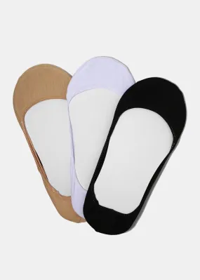 Basic Solid No-Show Socks
