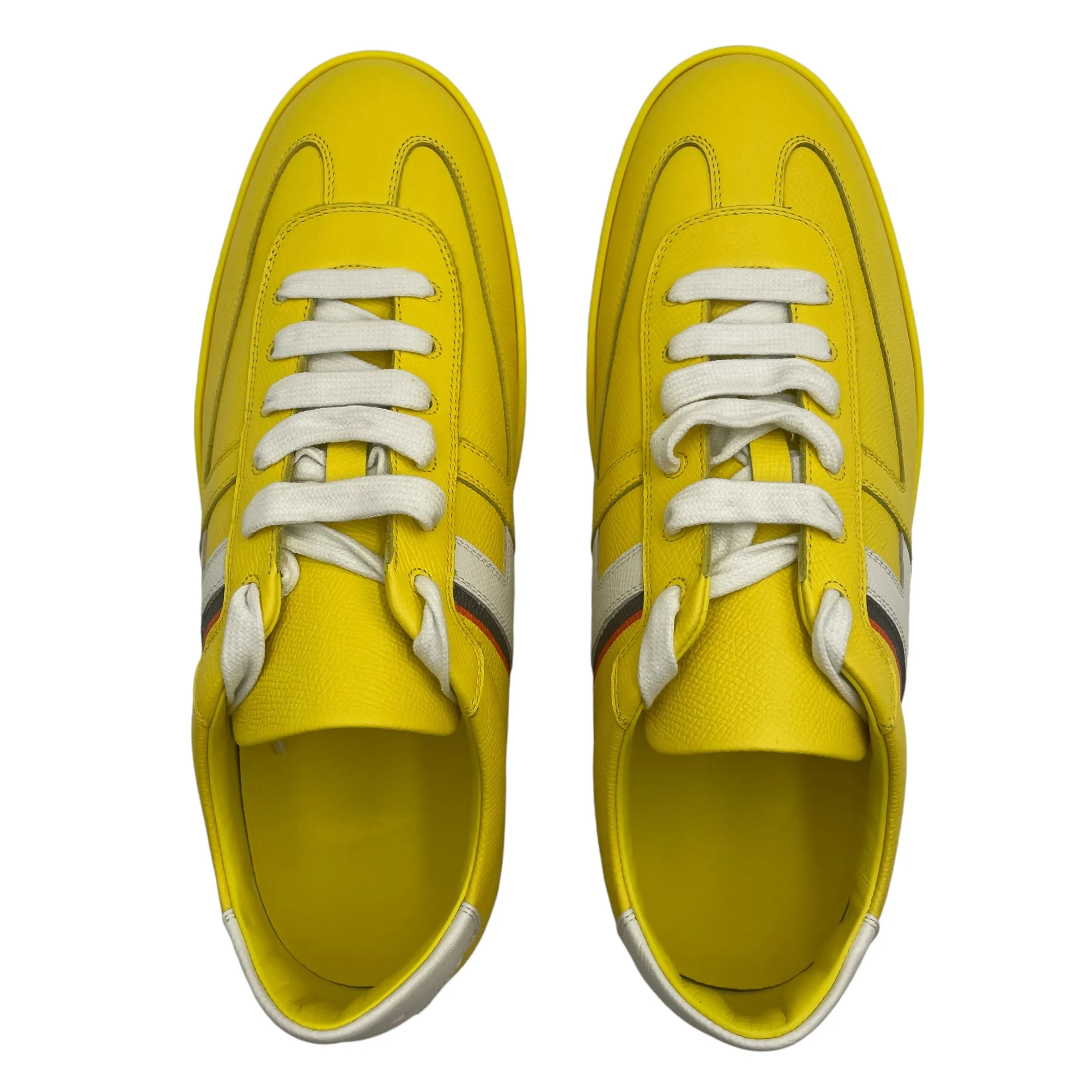 Boomerang Sneaker 42 Jaune Sneakers in Epsom