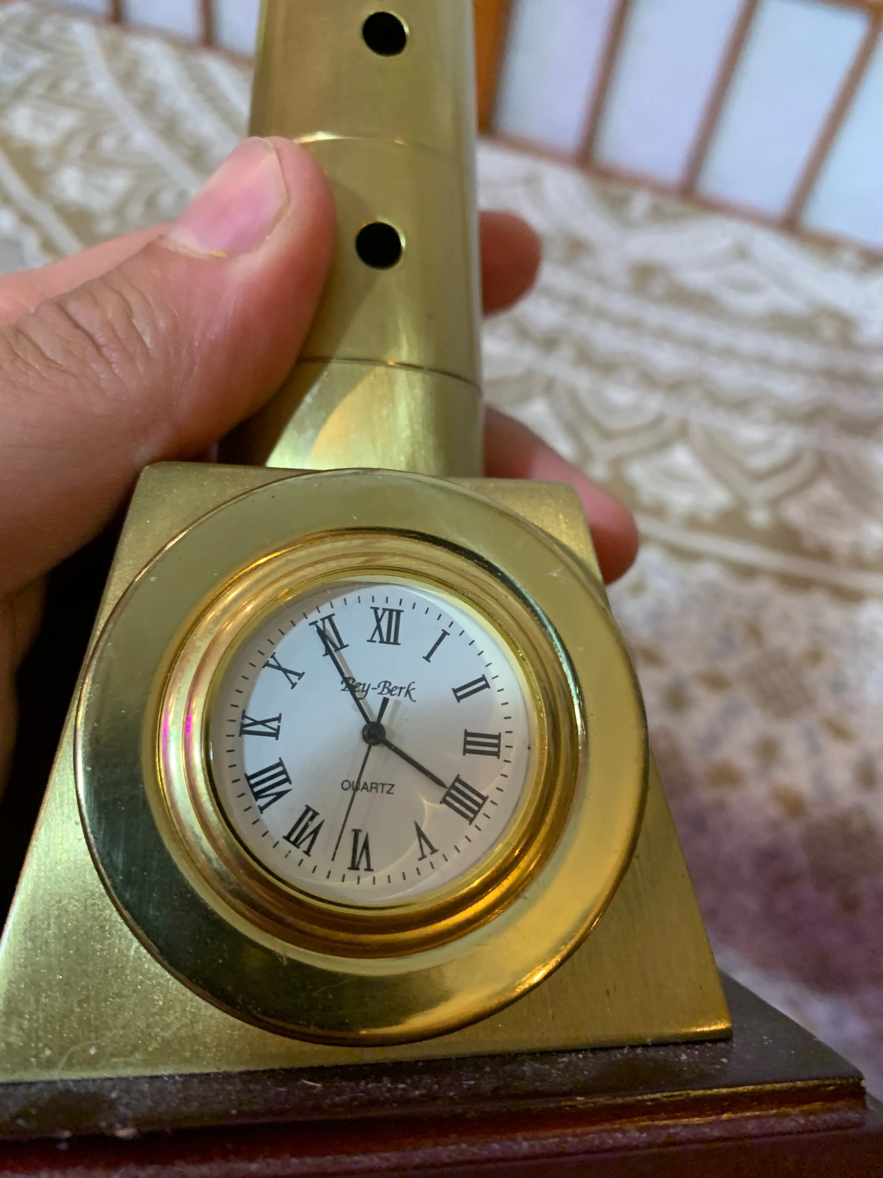 Brass Lighthouse Clock, Bey Berk