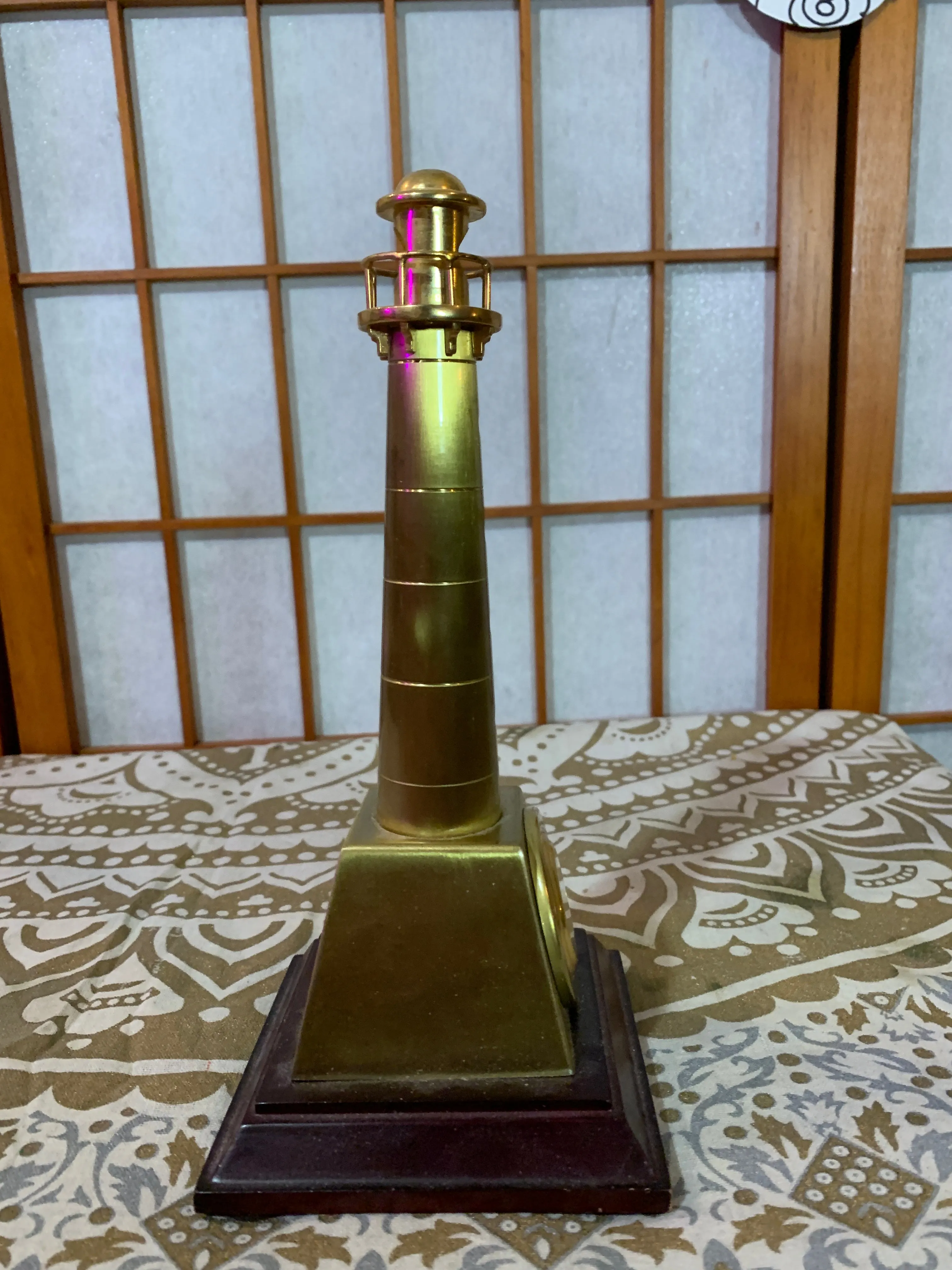 Brass Lighthouse Clock, Bey Berk
