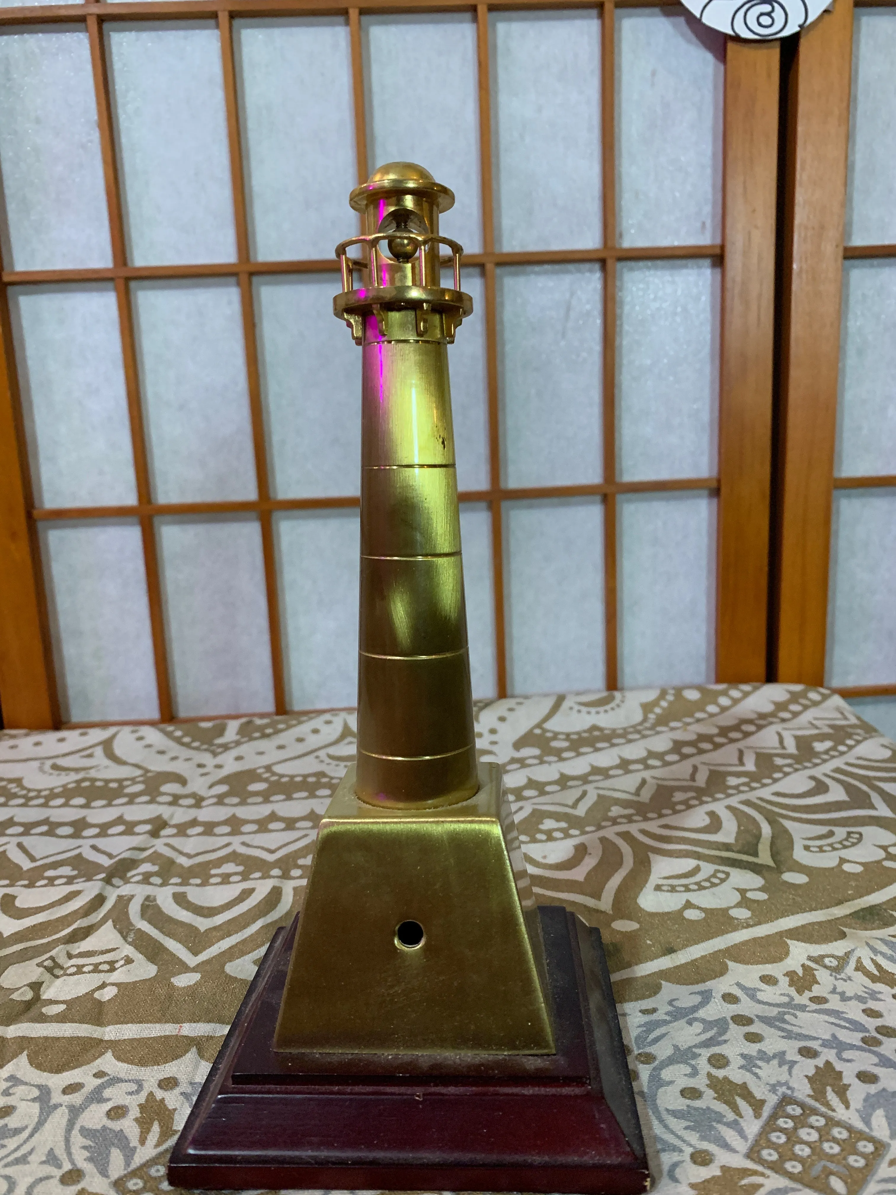 Brass Lighthouse Clock, Bey Berk