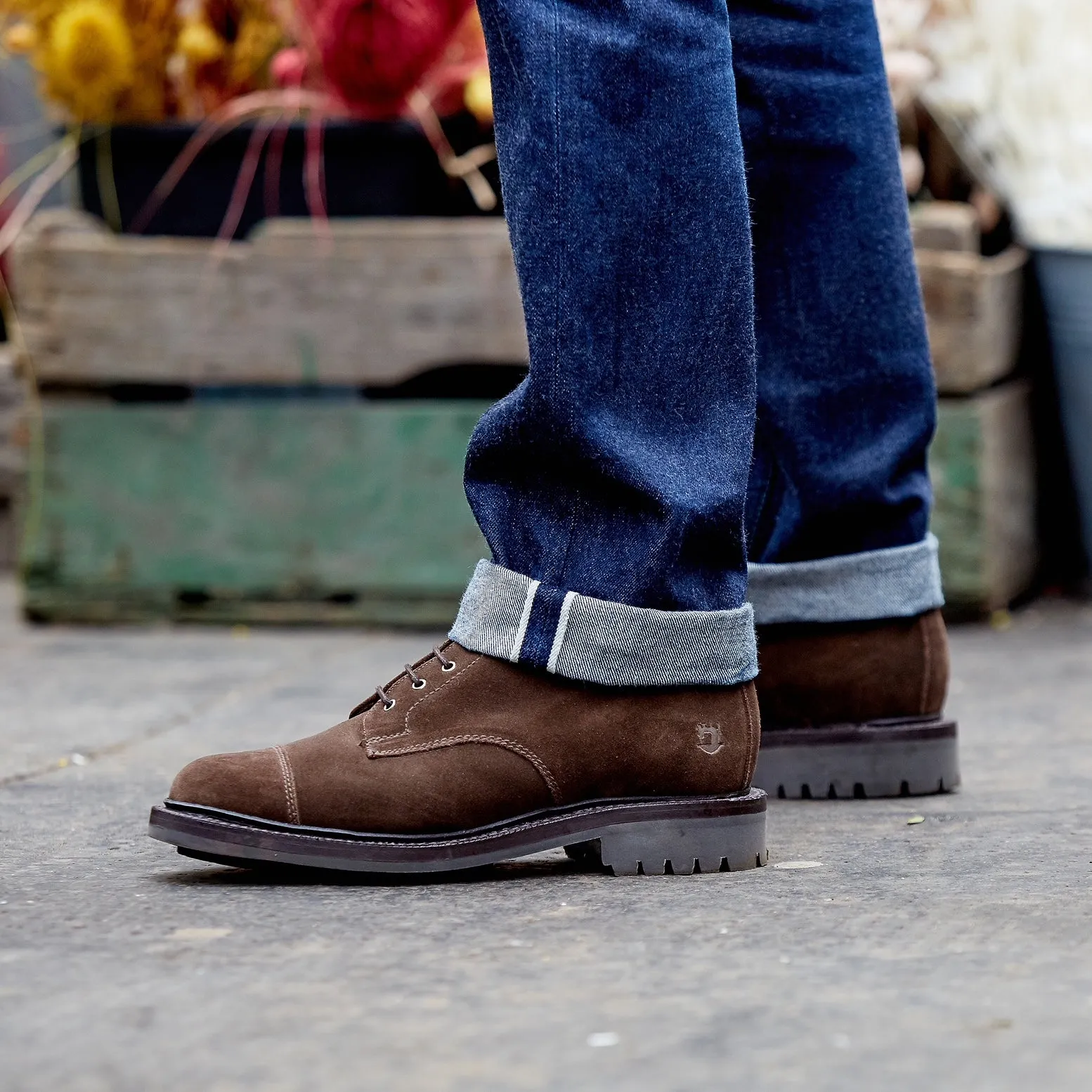 British Made Upton Derby Cap Boot