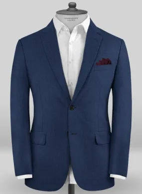 Caccioppoli Sun Dream Garcie Bottle Blue Wool Silk Jacket