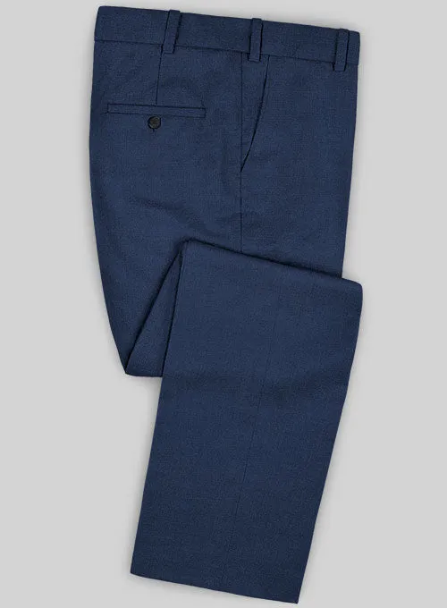 Caccioppoli Sun Dream Garcie Bottle Blue Wool Silk Suit