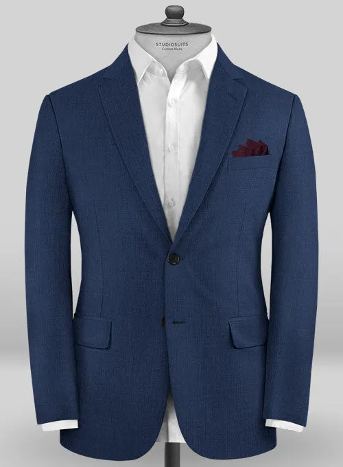 Caccioppoli Sun Dream Garcie Bottle Blue Wool Silk Suit