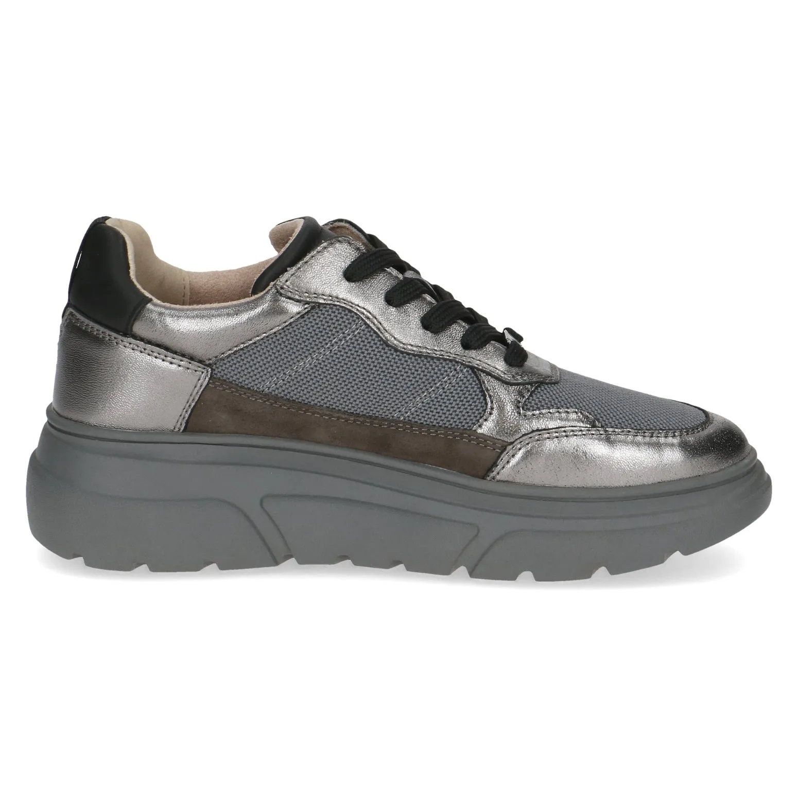 Caprice Ladies Sneakers Stone Comb Soft G Fit Trainers 23706-43 239 sale