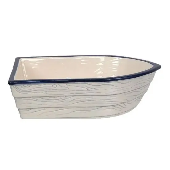 Ceramic Boat Serving Bowl