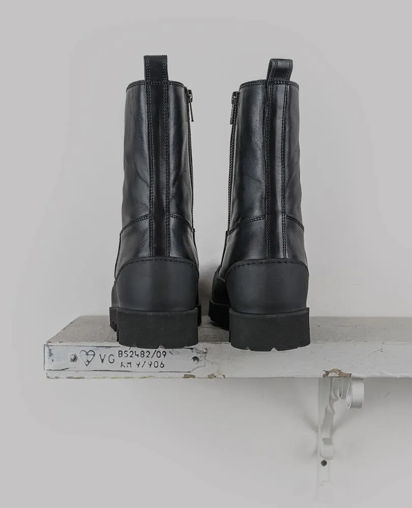 Chunky High-Top Combat Boots