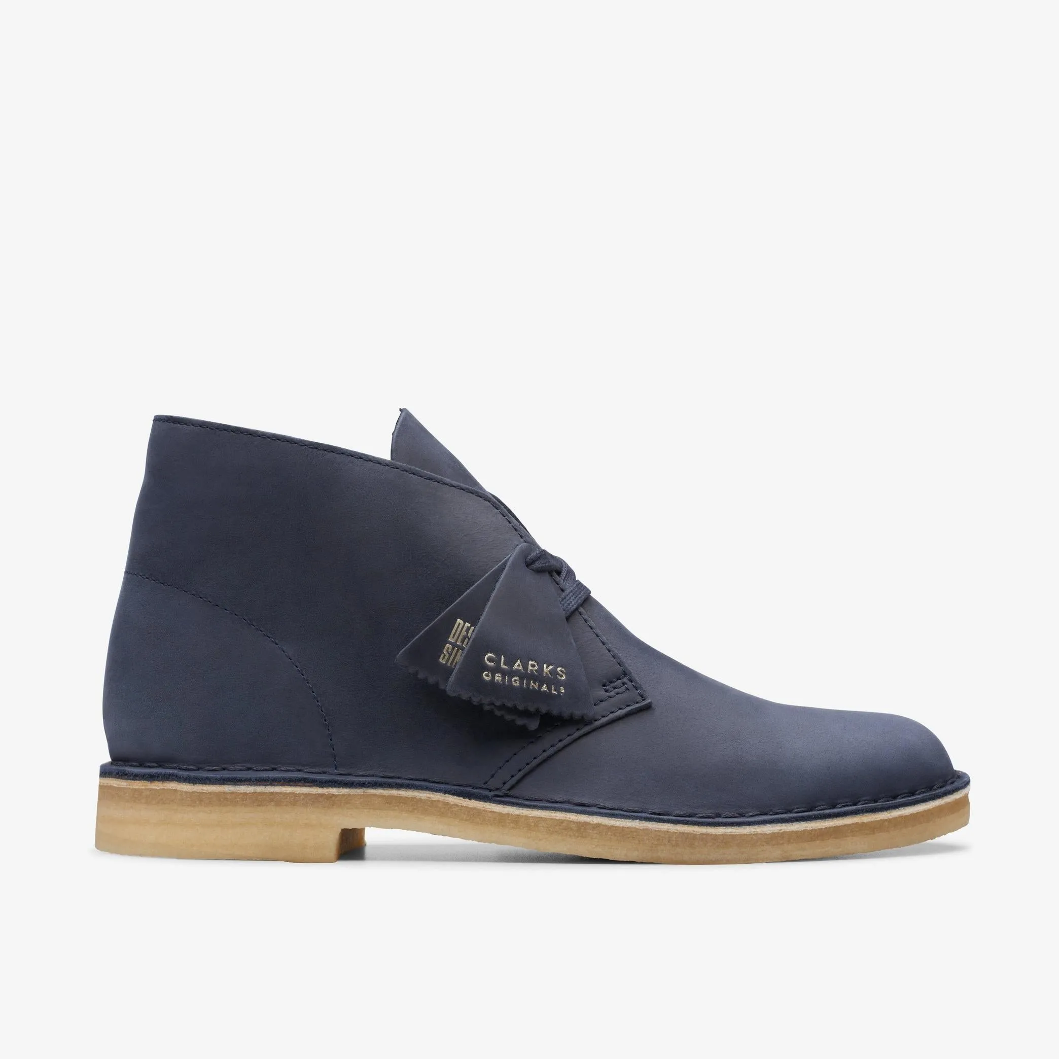 Clarks Originals Desert Boot Men’s Navy Leather 26174058
