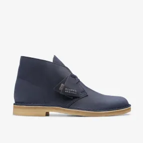 Clarks Originals Desert Boot Men’s Navy Leather 26174058