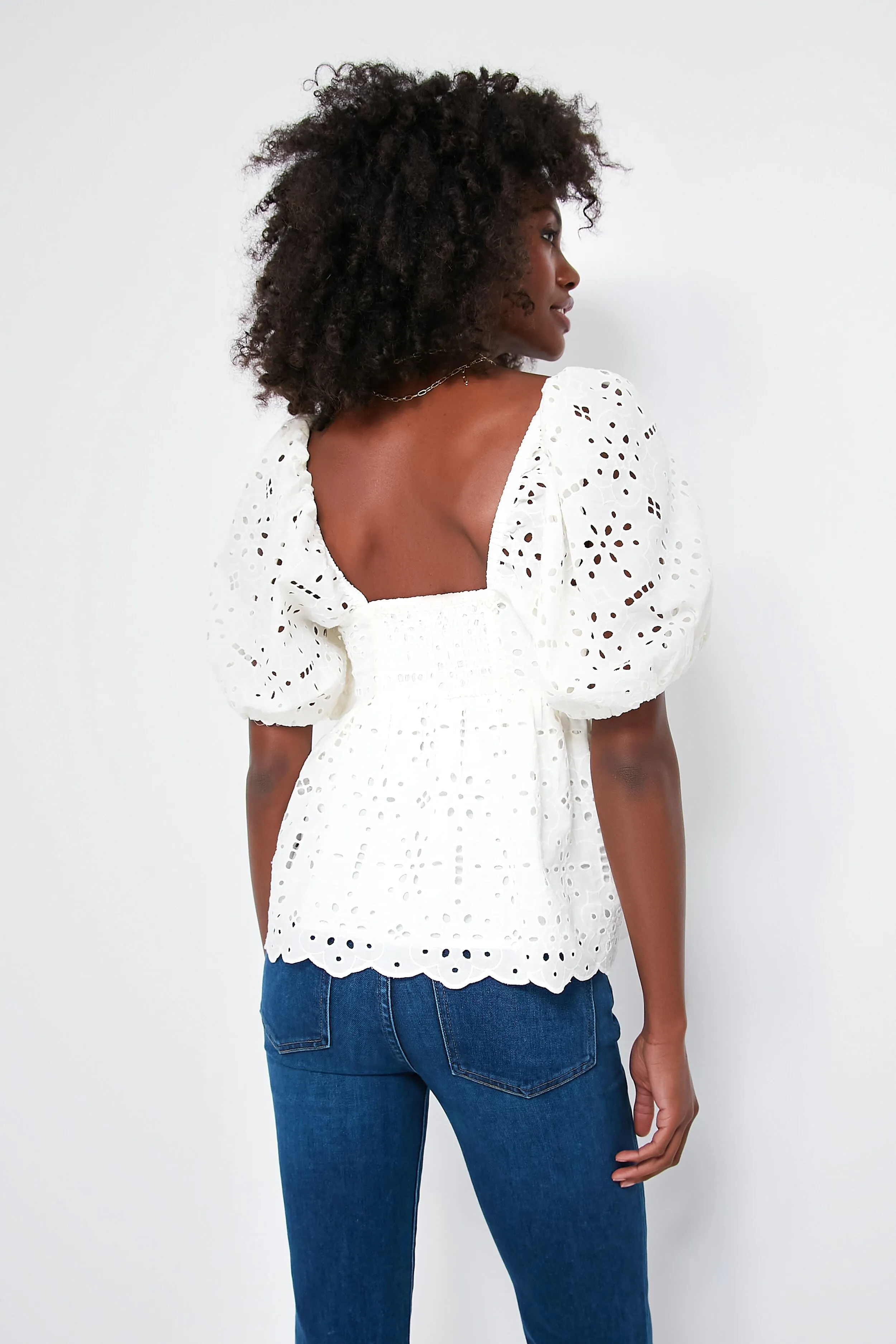 Cloud Dancer Mabi Blouse