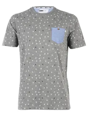 D-Code Tim Crew Neck T-Shirt in grey