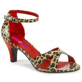 Divine Ankle Strap Cheetah Sandals