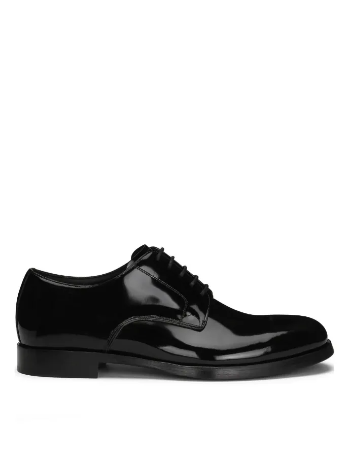 Dolce & Gabbana brushed leather derby shoes