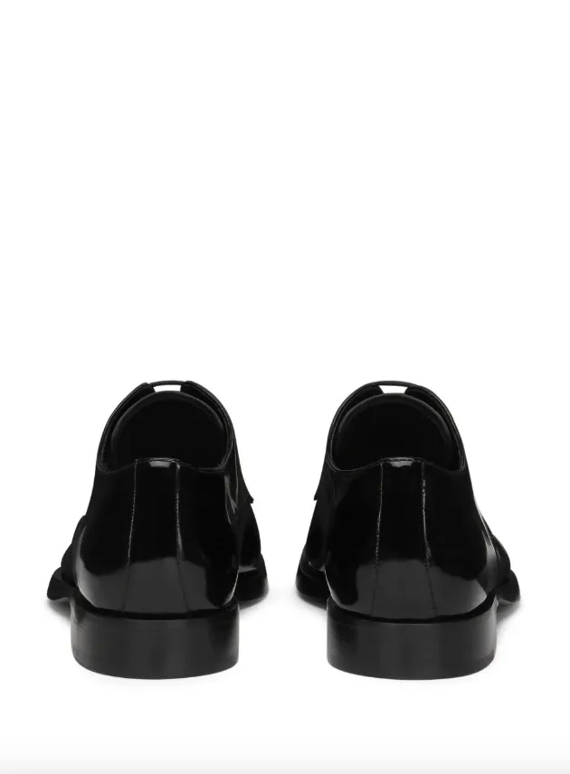 Dolce & Gabbana brushed leather derby shoes