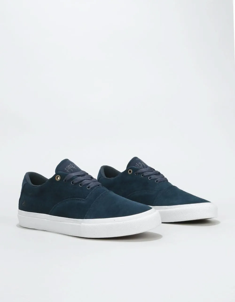 Emerica The Provider Skate Shoes - Navy/White