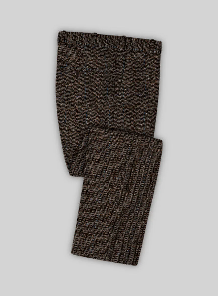 Harris Tweed Country Dark Brown Suit