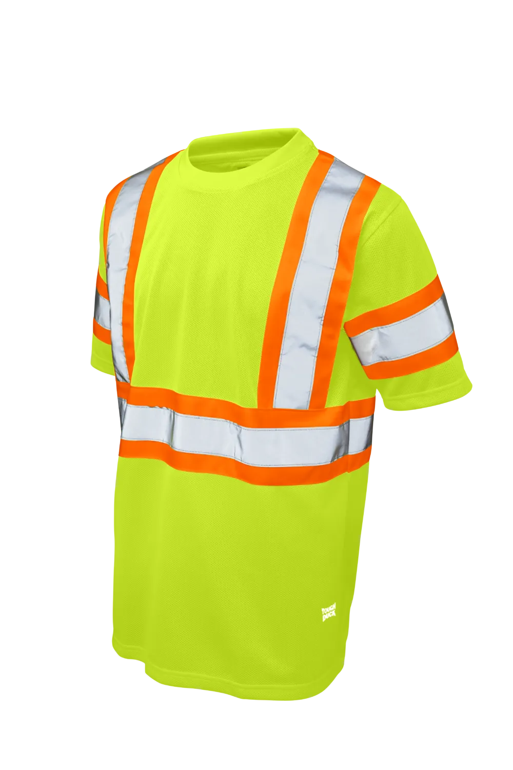 Hi-Vis Micro Mesh Short Sleeve Safety T-Shirt By Tough Duck - Style ST091