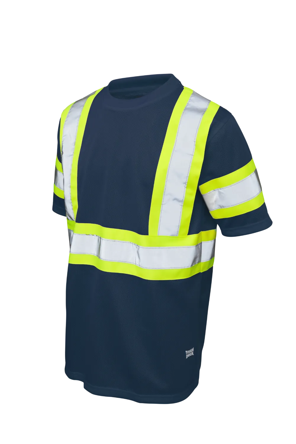 Hi-Vis Micro Mesh Short Sleeve Safety T-Shirt By Tough Duck - Style ST091