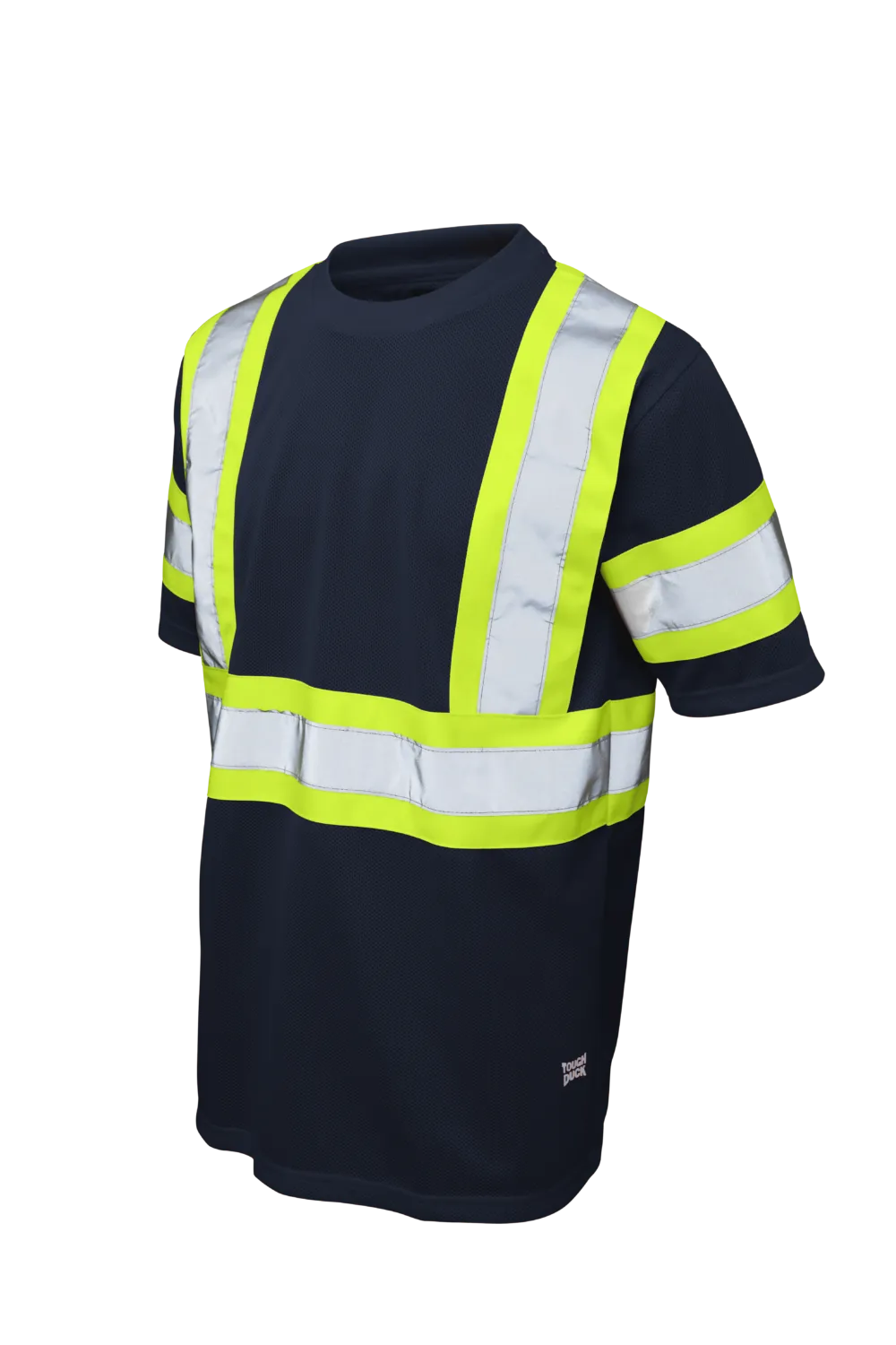 Hi-Vis Micro Mesh Short Sleeve Safety T-Shirt By Tough Duck - Style ST091
