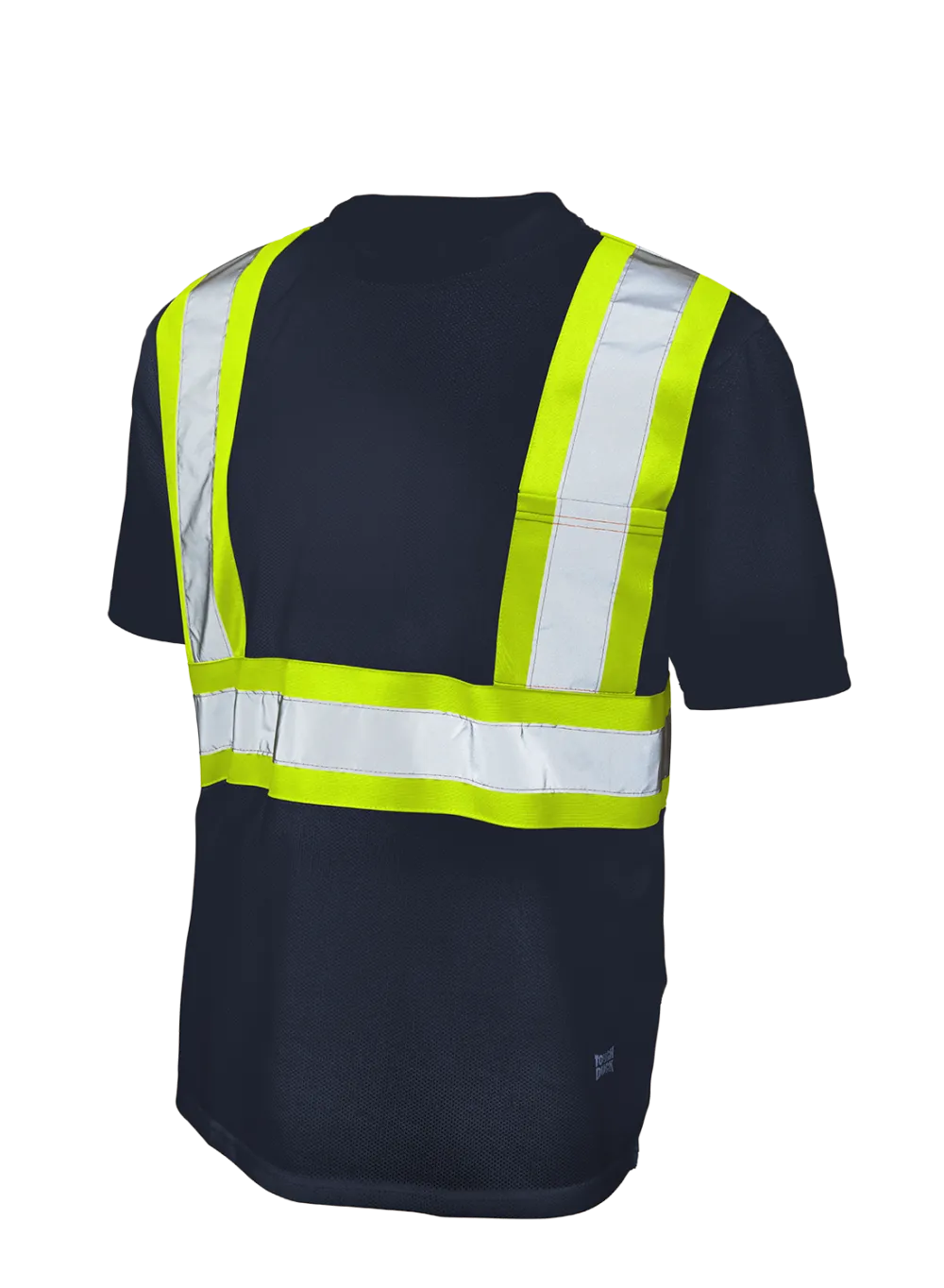 Hi-Vis Micro Mesh Short Sleeve Safety T-Shirt with Pocket By Tough Duck - Style S392