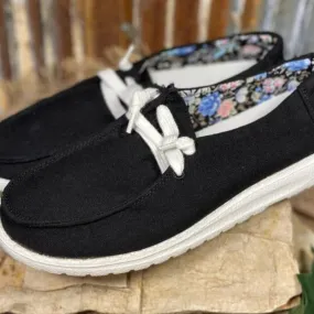 Holly 3 Black No Tie Sneaker