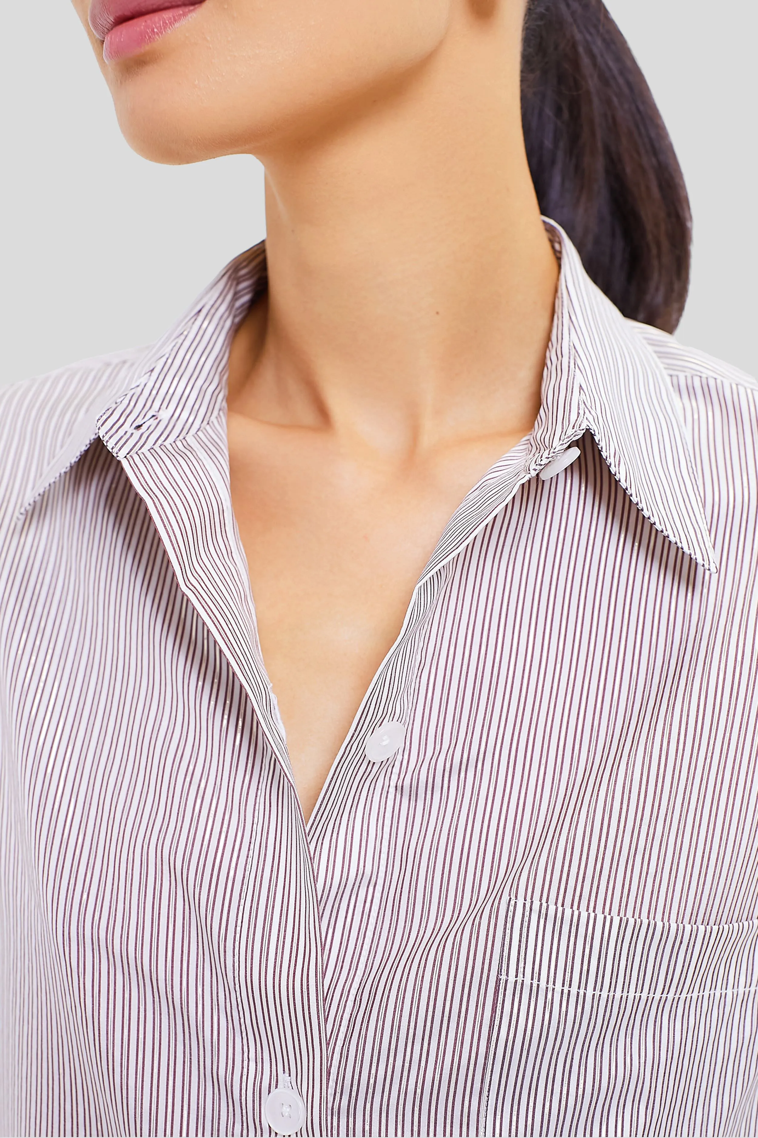 Ivory Fudge Gold Stripe Next Ex Shirt