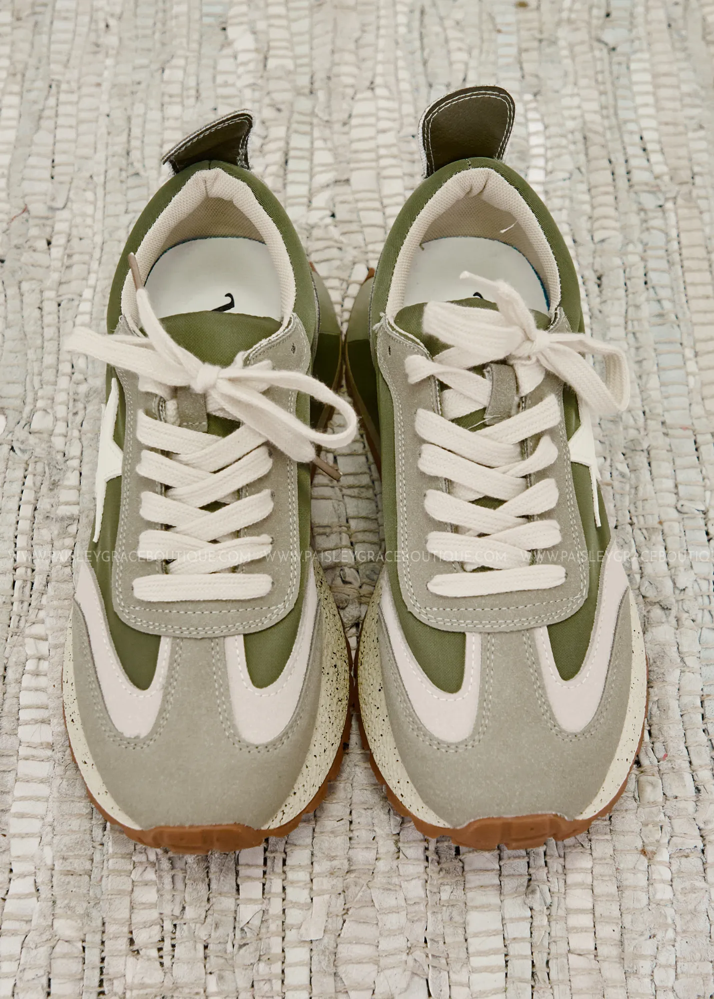 Joey Sneakers by Very G - Olive - FINAL SALE
