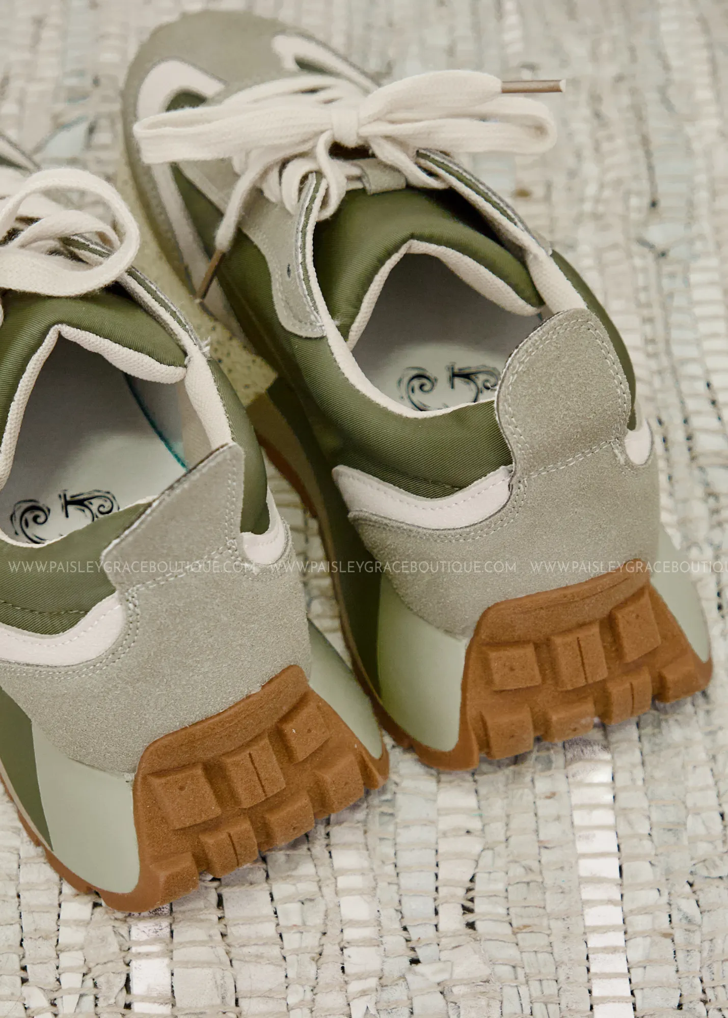 Joey Sneakers by Very G - Olive - FINAL SALE