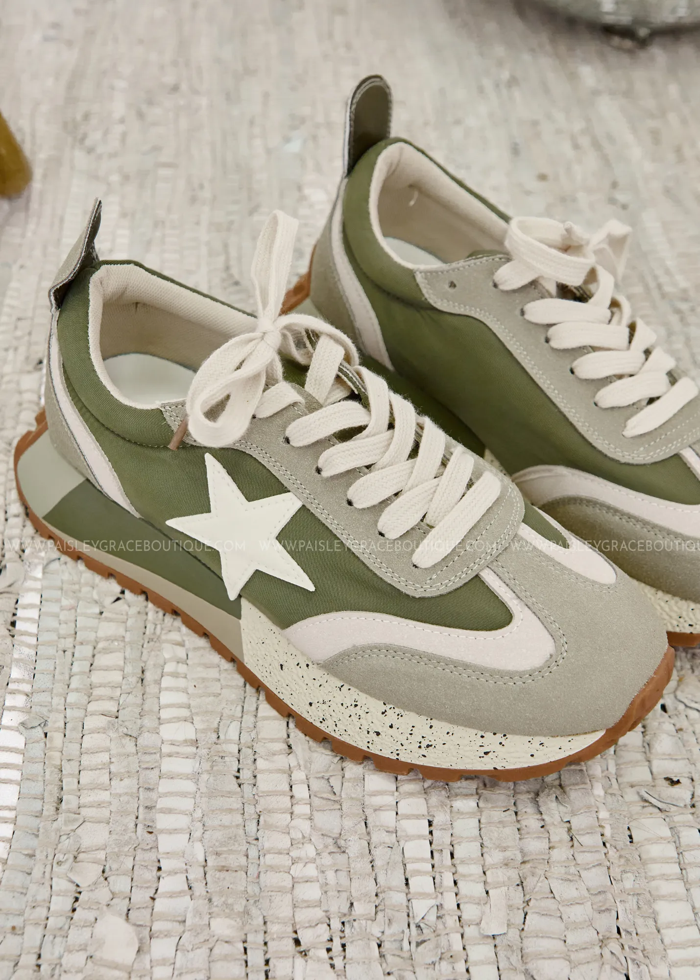 Joey Sneakers by Very G - Olive - FINAL SALE