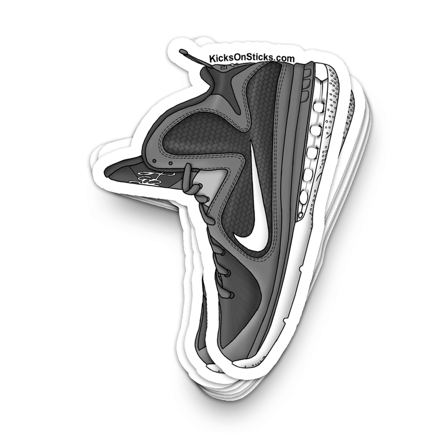 Lebron 9 "Cool Grey" Sneaker Sticker
