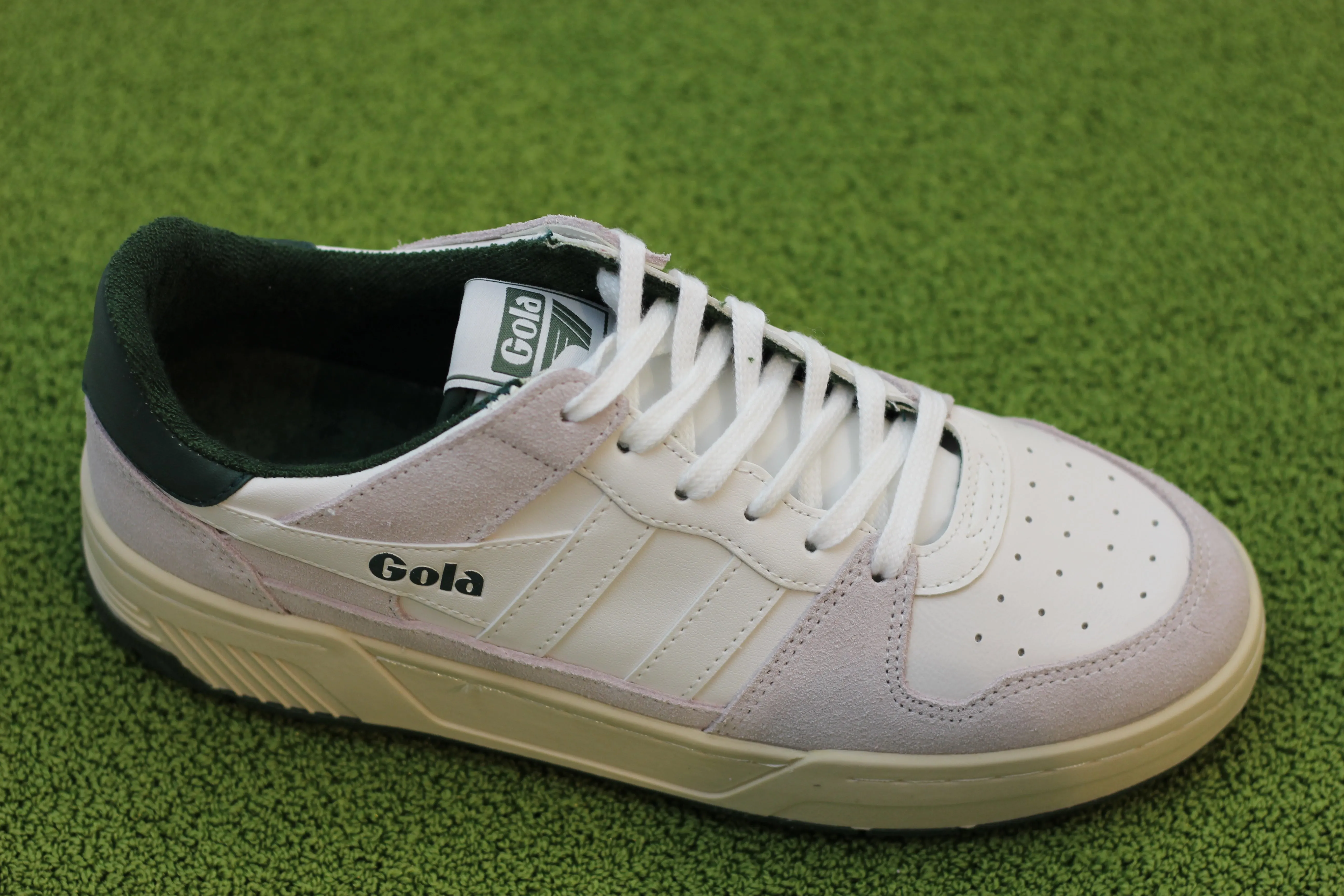 Men's All Court86 Sneaker - White/Evergreen Leather
