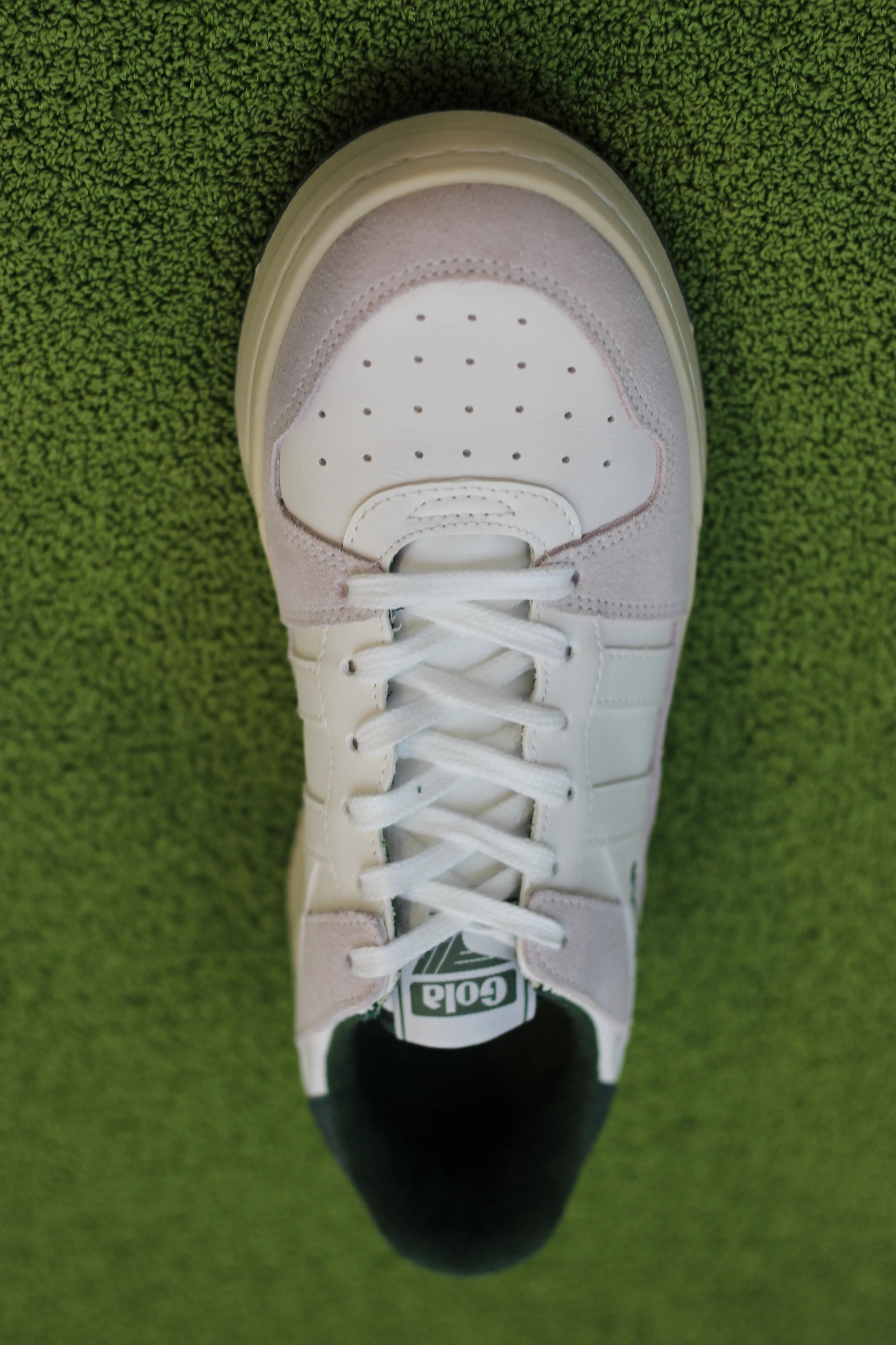 Men's All Court86 Sneaker - White/Evergreen Leather
