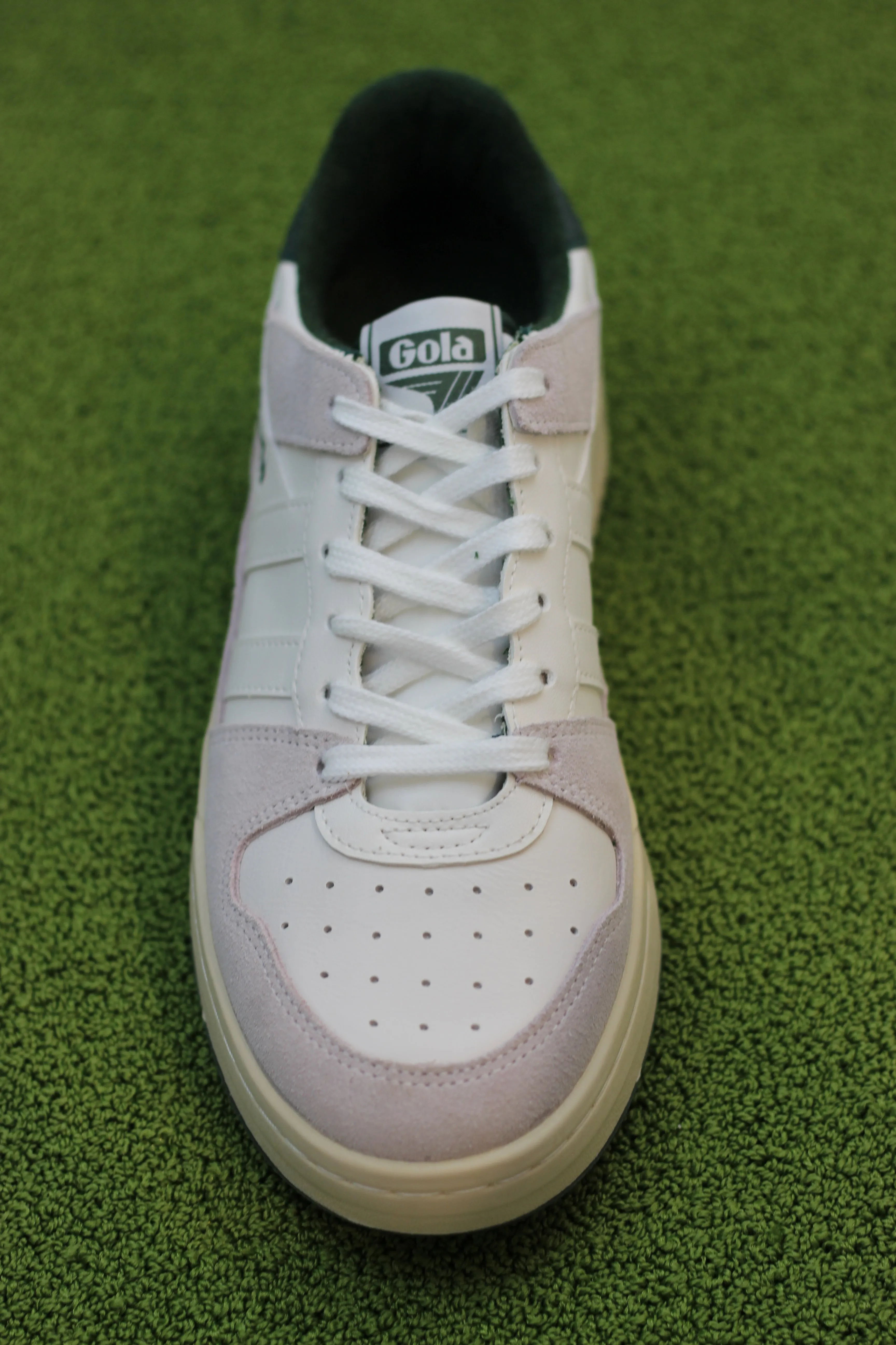 Men's All Court86 Sneaker - White/Evergreen Leather