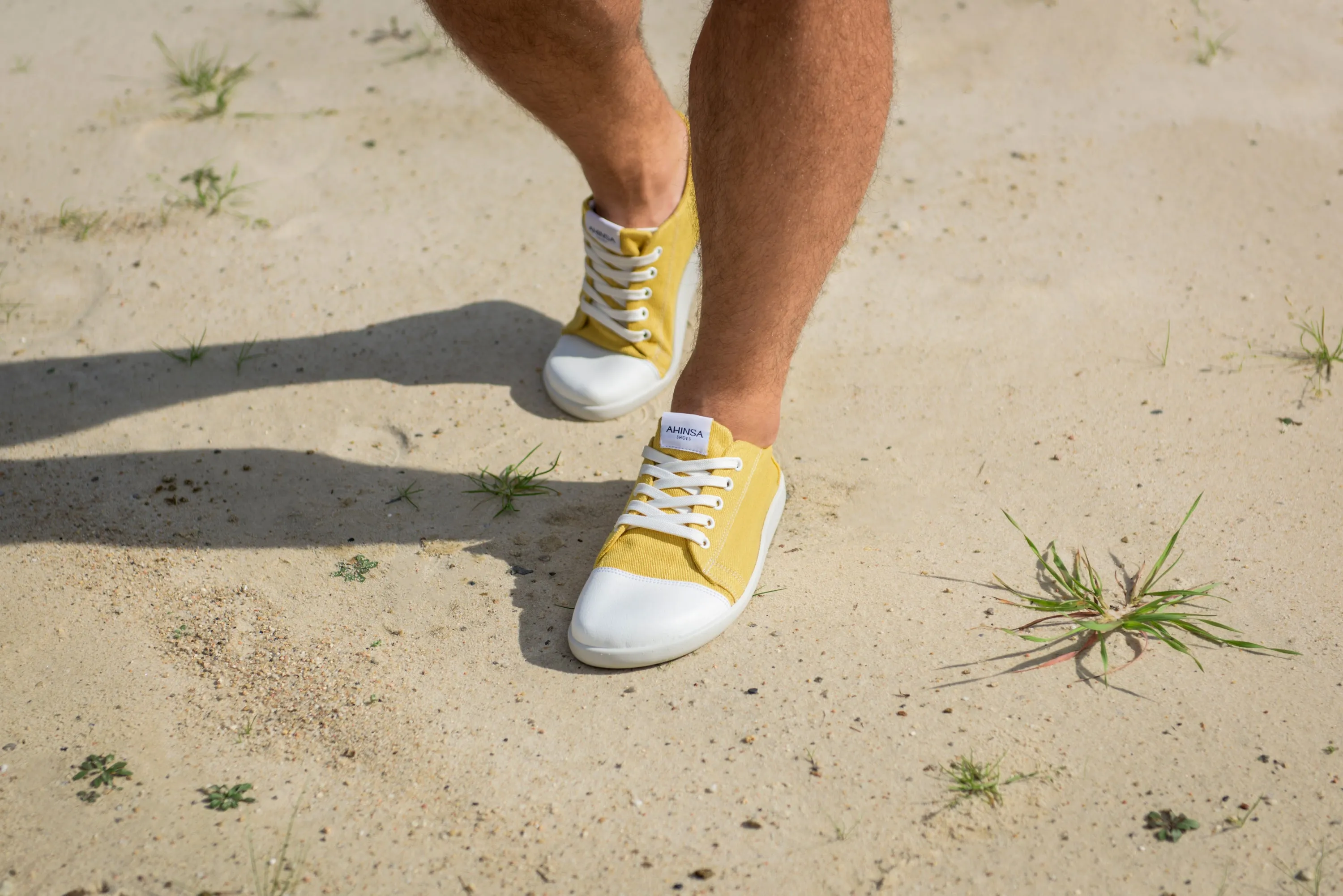 Men's Comfort sneakers Street – Mustard Hemp