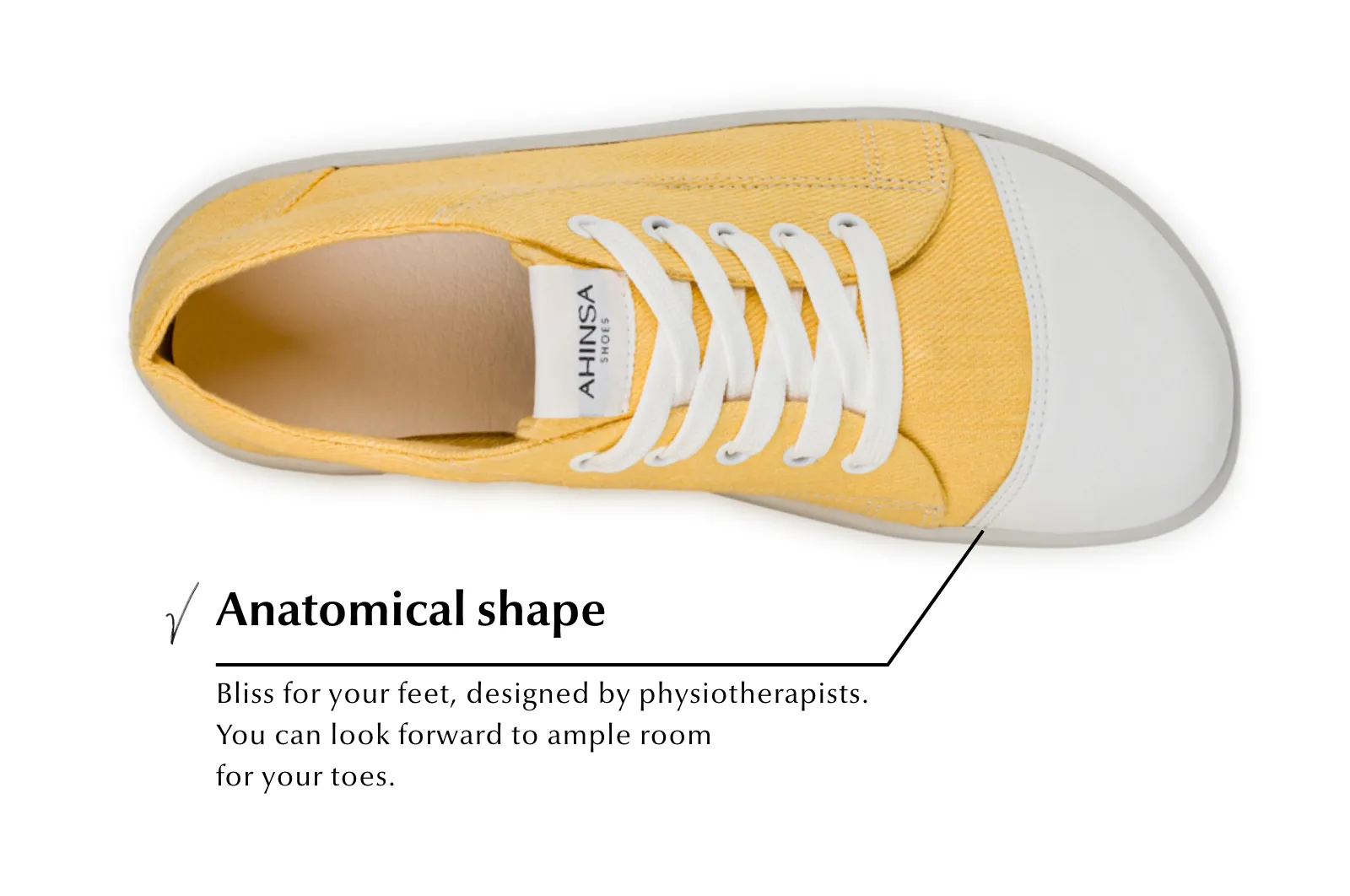 Men's Comfort sneakers Street – Mustard Hemp