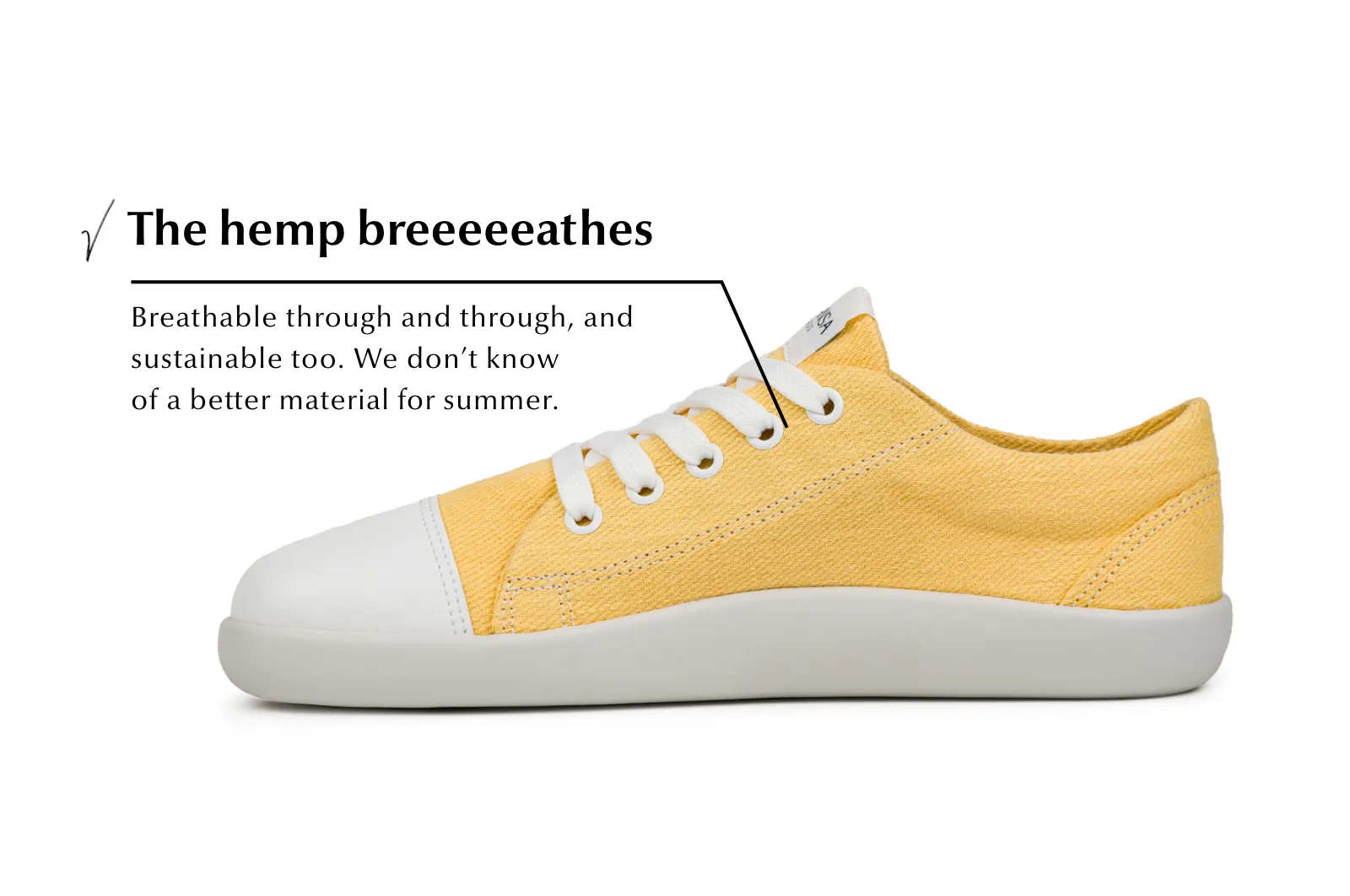 Men's Comfort sneakers Street – Mustard Hemp