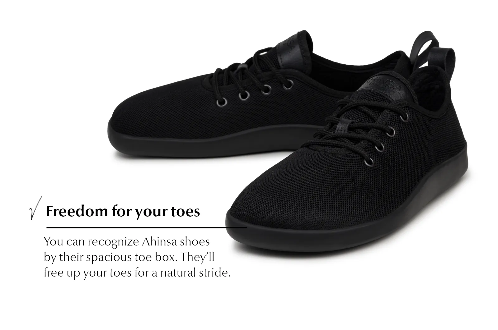 Men's Flow Comfort black sneakers