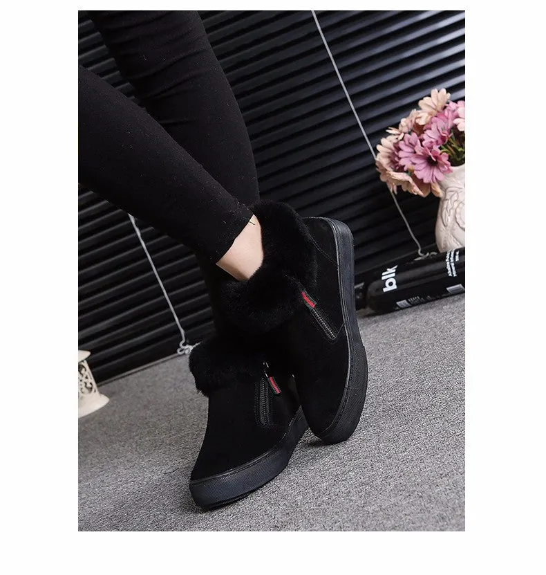 M.GENERAL Women Leather Winter Boots