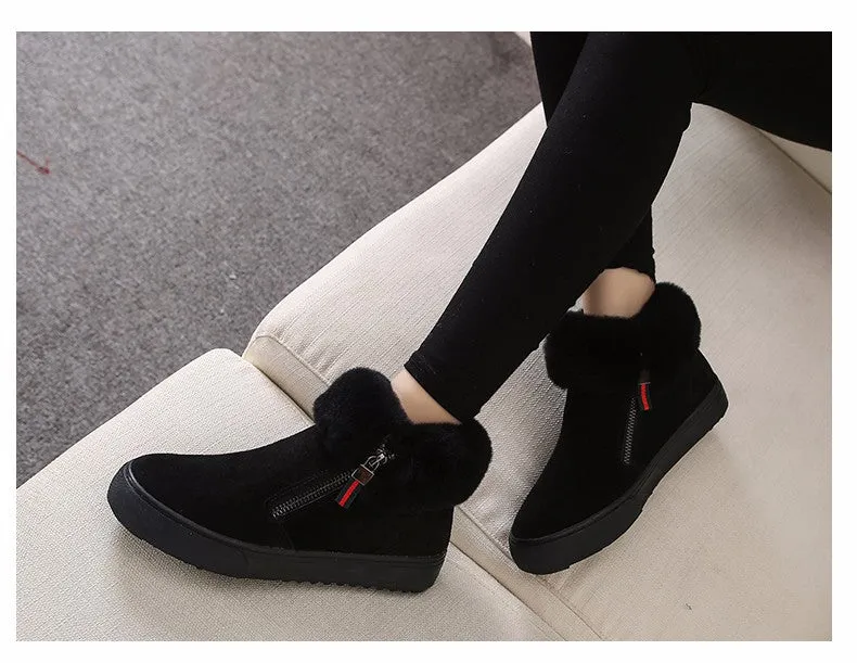 M.GENERAL Women Leather Winter Boots