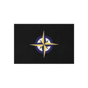 Nautical Compass Outdoor Rug, Cockpit Rug